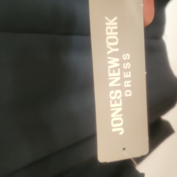 NWT JONES NEW YORK BLACK EVENING DRESS - Picture 8 of 12